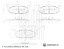 ADBP420133 BLUE PRINT Комплект гальмівних колодок з 4 шт дисків