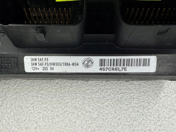 Magneti Marelli Блок керування двигуном FIAT IAW 5AF.P3/HW303/19BA-W34, чистий, без іммобілайзера (immo off)