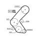 K015563XS GATES Рем комплект ГРМ