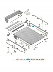 Volkswagen OE 2HJ959827C Двигун кришки вантажної зони ASO VW