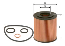 1457429262 BOSCH Фільтр оливи