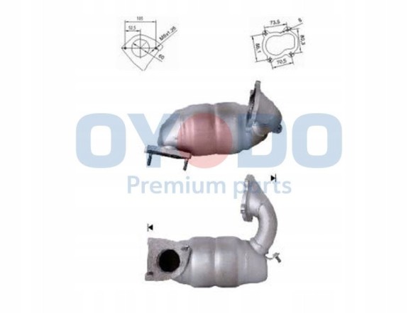 Oyodo 20N0032-OYO Каталізатор nissan opel renault