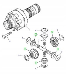 Китай STC2940R Комплект шестерень Diff Lock редуктора LT Land Rover Defender Discovery Range