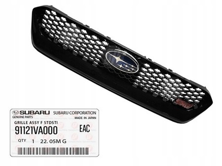 Subaru OE GP|91121-VA000 91121VA000, SUBARU ORYGINAŁ РЕШІТКА РАДІАТОРА SUBARU IMPREZA WRX STI 2014+ ОРИГІНАЛ
