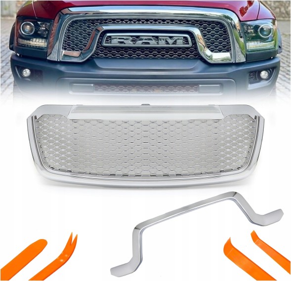 TOPGER KRG-DO-101 РЕШІТКА РАДІАТОРА DODGE RAM CHROME LONGHORN REBEL 2013-2018