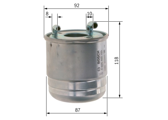 F026402103 BOSCH Фільтр паливний