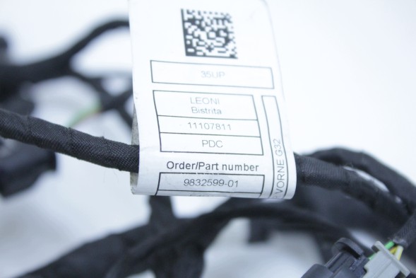 BMW OE 9832599 61129832599 9832597 ДЖГУТ ПРОВОДКИ ПЕРЕДНЬОГО БАМПЕРА PDC SRR BMW G32 6GT LCI 9832599