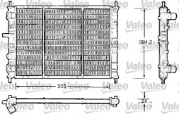 Valeo 732504 Радіатори охолодження valeo 732504
