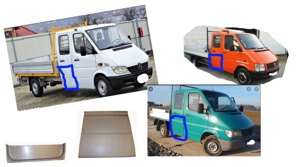 Китай ab42354984dd4733 ДВЕРІ DUBEL MERCEDES SPRINTER VW LT 95-06 VW LT