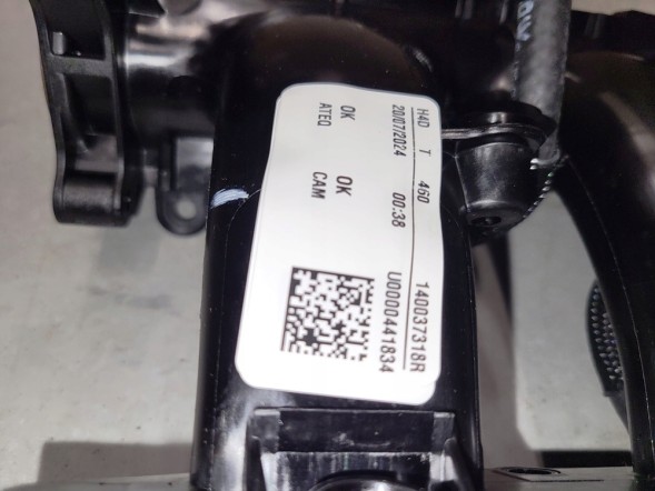 Renault OE 140037318R 140039107R 161200428R HMLGT2811R 10R-036384 67R-010323 110R-010201 КОЛЕКТОР ВПУСКНИЙ ГАЗОВИЙ 140037318R дросель 161200428R RENAULT DACIA 1.0 TCE