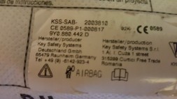 Porsche OE 9Y0880442D PORSCHE CAYENNE 9Y ПОДУШКА БЕЗПЕКИ СИДІННЯ ЗАДНЯ ПРАВА
