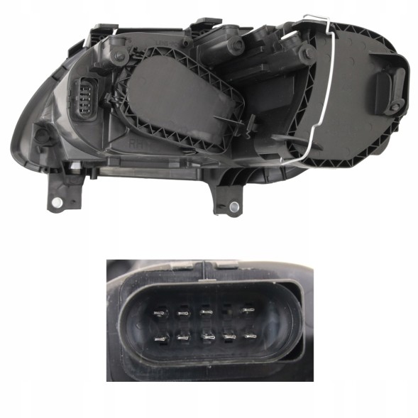AYFAR 9575094E + 9575104E MHM TUNING Рефлектор Фара VW Touran 1T 2003-2006 Caddy III 3 2K 2004-2010 комплект