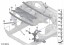 BMW OE 51647409749 / 7409749 51647409749 V-образний кронштейн переднього фартуха поперечина BMW 5' 6' 7' 8'