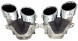 Mercedes-Benz OE A2134902307+A2134902407 НАКОНЕЧНИКИ ГЛУШИТЕЛЯ MERCEDES E-CLASS W213 S213 E53 AMG ХРОМ ОРИГІНАЛ