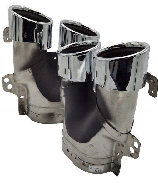 Mercedes-Benz OE A2134902307+A2134902407 НАКОНЕЧНИКИ ГЛУШИТЕЛЯ MERCEDES E-CLASS W213 S213 E53 AMG ХРОМ ОРИГІНАЛ