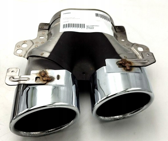Mercedes-Benz OE A2134902307+A2134902407 НАКОНЕЧНИКИ ГЛУШИТЕЛЯ MERCEDES E-CLASS W213 S213 E53 AMG ХРОМ ОРИГІНАЛ
