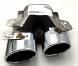 Mercedes-Benz OE A2134902307+A2134902407 НАКОНЕЧНИКИ ГЛУШИТЕЛЯ MERCEDES E-CLASS W213 S213 E53 AMG ХРОМ ОРИГІНАЛ