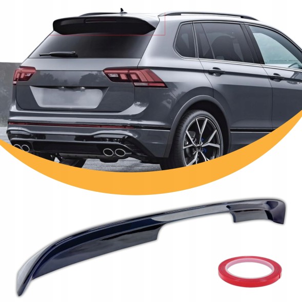 Китай Lotka Spoiler Volkswagen TIGUAN 2016+ Авіаквиток Volkswagen Tiguan 2016-2023 Спойлер Накладка Клапті Спойлер Дах VW