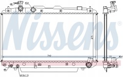 Nissens 64639A Радіатор, система охолодження двигуна nissens 64639a