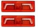 CHINA AT-565C Комплект 2x лампа комплексна задня світлодіодна діодна причепа neon tir kmr 12/24v
