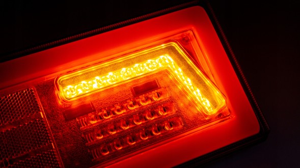 CHINA AT-565C Комплект 2x лампа комплексна задня світлодіодна діодна причепа neon tir kmr 12/24v