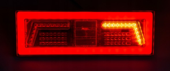 CHINA AT-565C Комплект 2x лампа комплексна задня світлодіодна діодна причепа neon tir kmr 12/24v