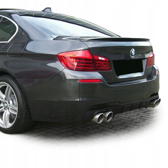 Китай Dyfuzor Dokładka Tylnego Zderzaka BMW F10 F11 Дифузор BMW F10 F11 Чорний Глянець M-пакет Накладка бампера Спойлер