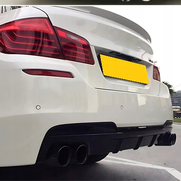 Китай Dyfuzor Dokładka Tylnego Zderzaka BMW F10 F11 Дифузор BMW F10 F11 Чорний Глянець M-пакет Накладка бампера Спойлер