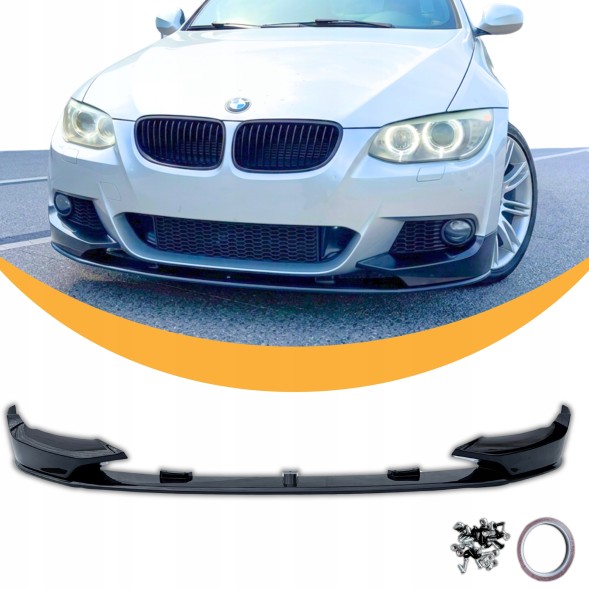 Китай Spltter BMW E92 E93 Polift M Pakiet Спідниця бампера сплітер BMW E92 E93 рестайлінг M-пакет передній чорний глянець