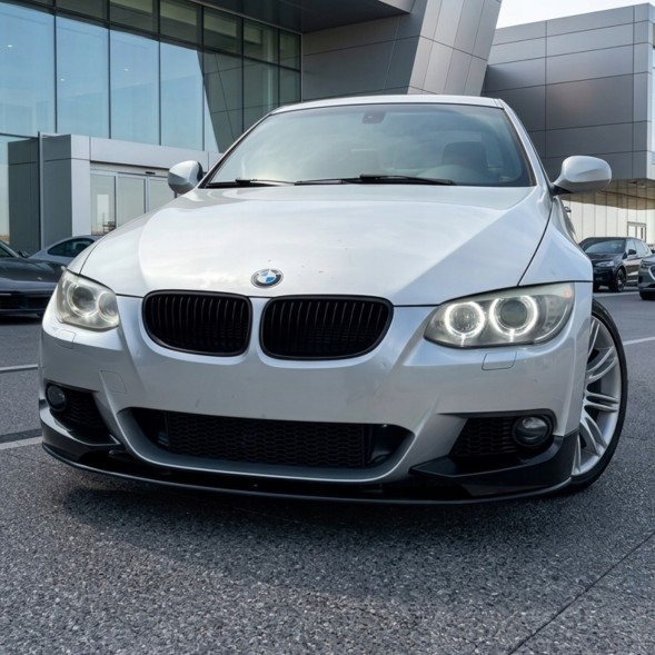 Китай Spltter BMW E92 E93 Polift M Pakiet Спідниця бампера сплітер BMW E92 E93 рестайлінг M-пакет передній чорний глянець