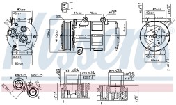 89326 NISSENS Компресор кондиціонера