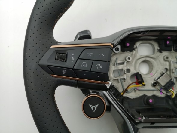 Cupra OE 5FF419091C, DWP542903OE Спортивне мультифункціональне кермо зі шкіри Cupra Terramar 5FF419091C