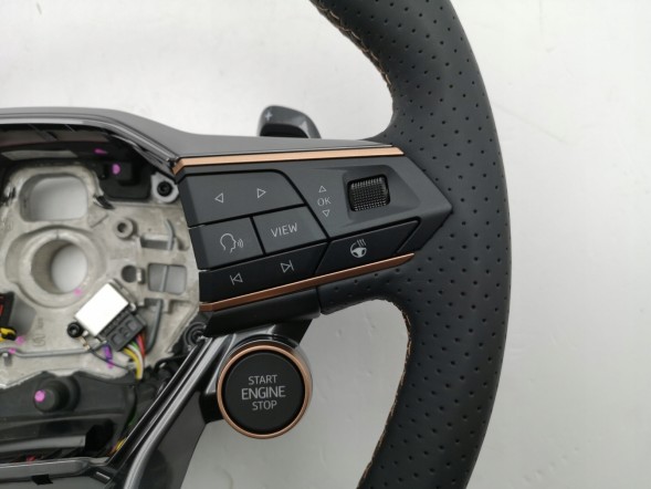 Cupra OE 5FF419091C, DWP542903OE Спортивне мультифункціональне кермо зі шкіри Cupra Terramar 5FF419091C