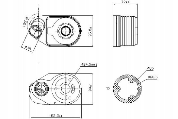 Nissens PRO/90796 NIS Масляний охолоджувач iveco daily v fiat ducato 2.3d/3.0 + асистент зіткнення #34