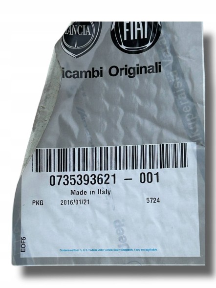 Fiat OE БАМПЕР ПЕРЕДНІЙ FIAT PANDA 4Х4 735356851 ORG !J