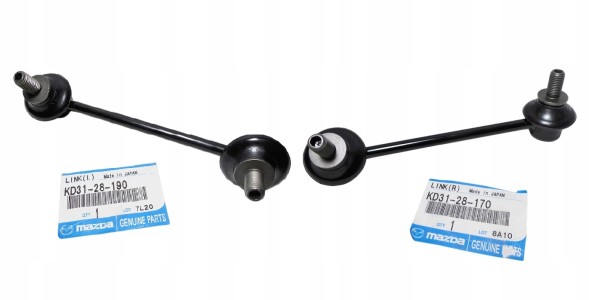 Mazda OE KD31-28-190 + KD31-28-170 КРІПЛЕННЯ СТАБІЛІЗАТОРА ЗАДНЬОЇ ЧАСТИНИ КОМПЛЕКТ ( ЛІВЕ + ПРАВЕ ) OE MAZDA 3 6 CX-5 CX-9