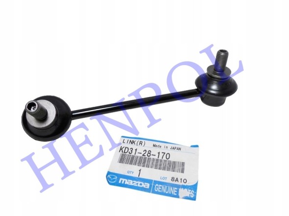 Mazda OE KD31-28-190 + KD31-28-170 КРІПЛЕННЯ СТАБІЛІЗАТОРА ЗАДНЬОЇ ЧАСТИНИ КОМПЛЕКТ ( ЛІВЕ + ПРАВЕ ) OE MAZDA 3 6 CX-5 CX-9