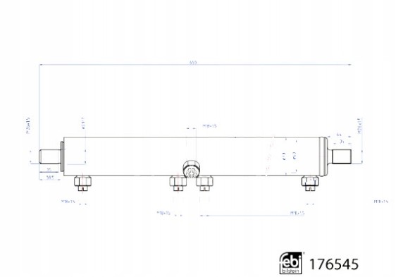 Febi bilstein 176545 Febi bilstein 176545 робочий циліндр, гідропідсилювач керма