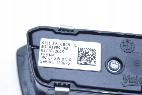 BMW OE 5A16B19 61315A16B19 9461141 61319461141 Панель фар BMW, європейська версія