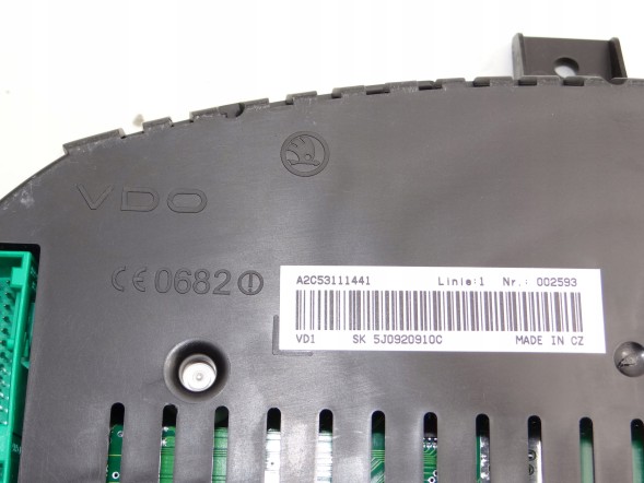Skoda OE 5J0920910C glp Набір індикаторів лічильник годинник Skoda 5J0920910C фото!! англієць