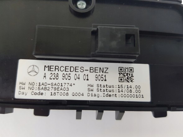 Mercedes-Benz OE A2389050401 ПАНЕЛЬ УПРАВЛІННЯ СКЛОПІДЙОМНИКАМИ КНОПКИ MERCEDES W238 E KLASA COUPE C238 A23890