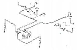 PHU DONOCIK ZPHS-0099/5 Przewody hamulcowe sztywne stalowe w otulinie BMW E36 Compact +ABS/ASC+T - Zestaw Na Oś Tylną Bmw e36 compact - провід гальмівний жорсткий сталевий в обгортці - задня вісь