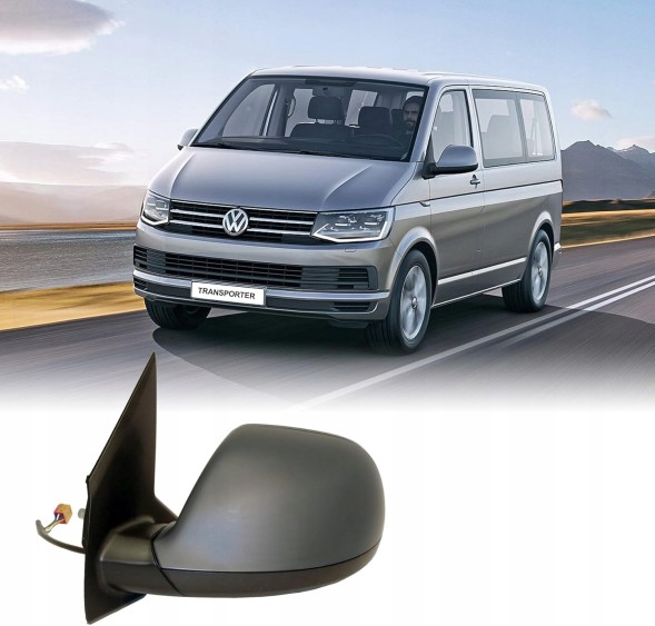 EDA Premium VVGM1079EL БІЧНЕ ДЗЕРКАЛО ПЕРЕДНЄ VW TRANSPORTER T6 2015-2019 7E1857407E9B9 Ліве