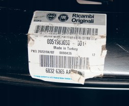 Alfa Romeo OE 51983058 ЗАДНЯ ПАНЕЛЬ ПІДЛОГИ ЗАДНЬОЇ ПАНЕЛІ ALFA ROMEO 147 GIULIA GT FIAT TIPO НОВИЙ OE