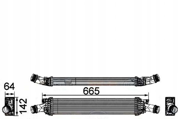 Behr Hella Service 8ML 376 746-191 BRH/BOX ІНТЕРКУЛЕР BEHR HELLA AUDI A4 1.8 TFSI (8K2. B8)