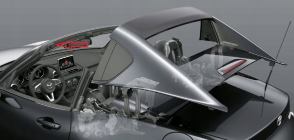 Mazda OE N248-R1-374 кріплення жорсткої покрівлі