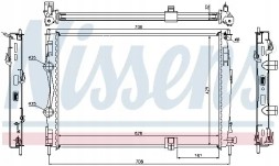 Nissens 67361 Радіатор охолодження 67361 nissens nissan qashqai i