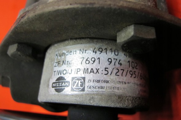 ZF 49110-4F101 7691974102 NISSAN MICRA 2 II K11 1.0 16V CG10DE 92- NISSAN MICRA 2 II K11 1.0 16V CG10DE 92- НАСОС ГІДРОПІДСИЛЮВАЧА 49110-4F101