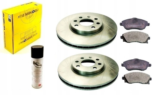 ATM Mikoda ALL3145E Диски колодки OPEL CORSA C COMBO C TIGRA TWIN TOP FRONT VALVE 260мм х 24мм