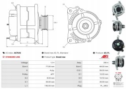 AS-PL A6764S FORD Mustang 2.3 EcoBoost; Mustang 2.3 EcoBoost; Mustang 2.3 EcoBoost; Обов'язково